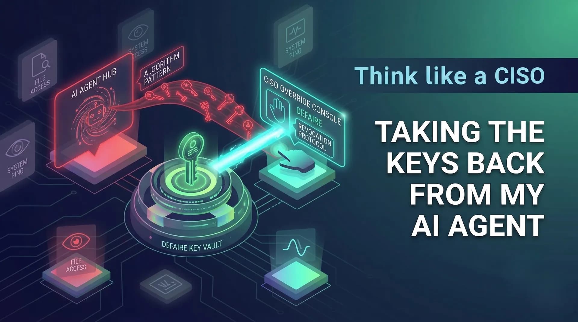 Think Like a CISO: Taking the Keys Back From My AI Agent